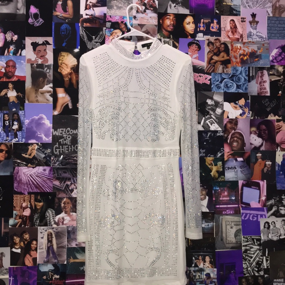 White Sparkly Dress